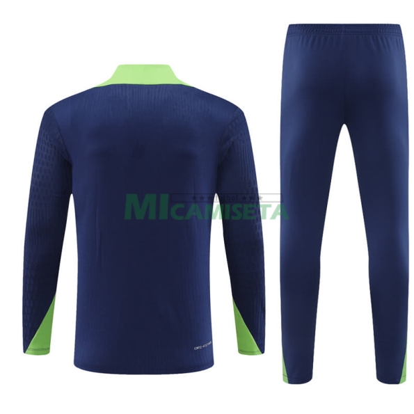 Sudadera de Entrenamiento Brasil 2024 Azul/Verde