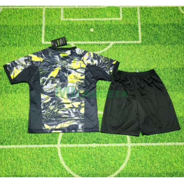 Camiseta de Portero Corea del Sur Hollywood Mundial 2026 Niño Kit Negro/Gris