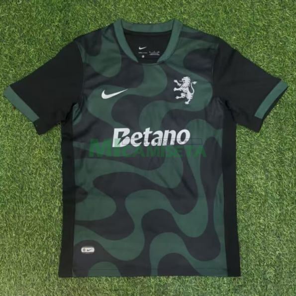 Camiseta Lisboa Tercera Equipación 2025/2026 Negro/Verde