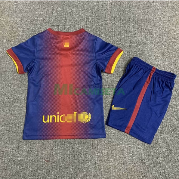 Camiseta Barcelona Primera Equipación Retro 2012/13 Niño Kit