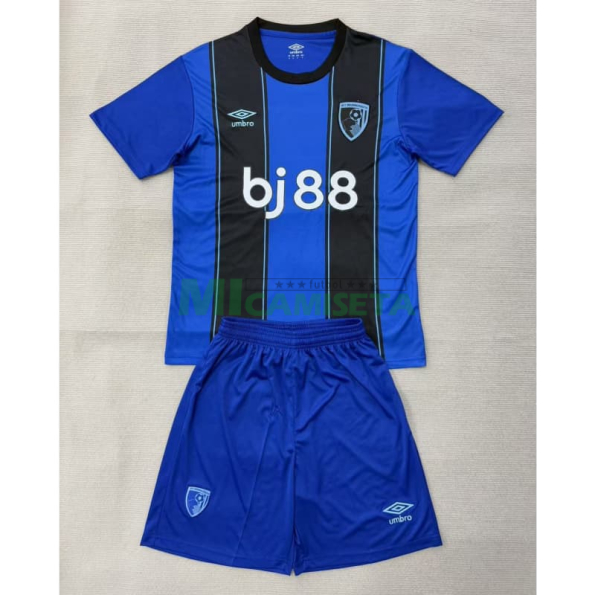 Camiseta AFC Bournemouth Segunda Equipación 2025/2026 Azul/Negro