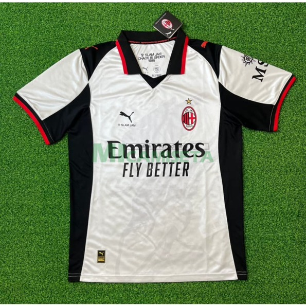 Camiseta AC Milan x Slam Jam 2026/2027 Edición Especial Plata
