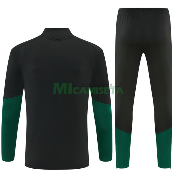 Sudadera de Entrenamiento México 2026 Niño Kit Negro/Verde