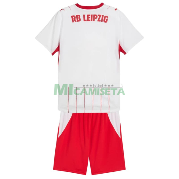 Camiseta Leipzig Primera Equipación 2026/2027 Rojo/Blanco Niño Kit