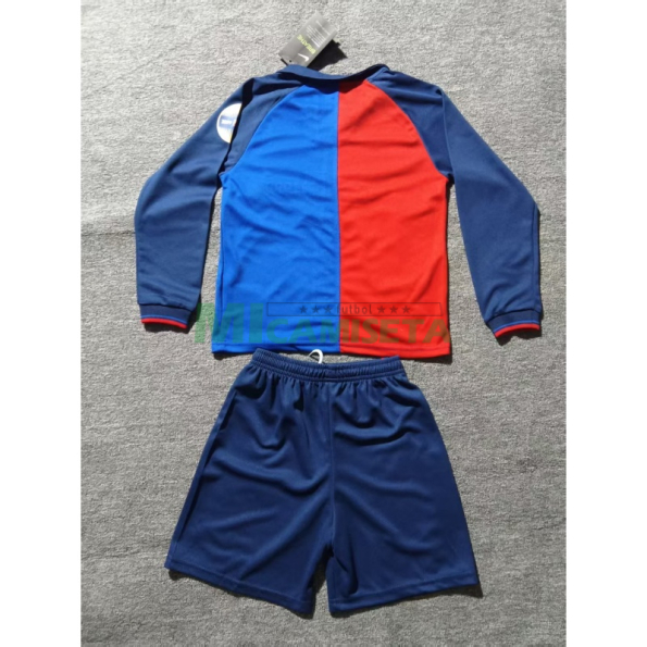 Camiseta Barcelona 1899/1999 Centenario ML Azul/Rojo Niño Kit