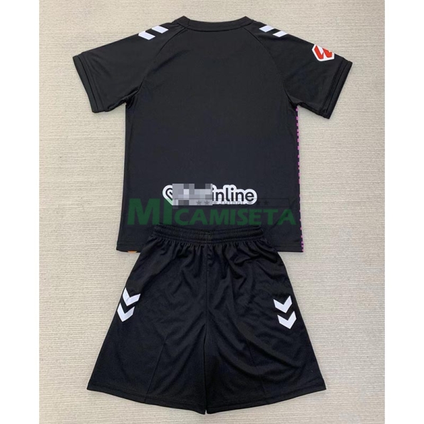 Camiseta de Portero Real Betis 2024/2025 Niño Kit Negro