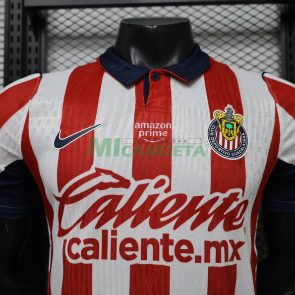 Camiseta Chivas Primera Equipación 2026/2027 Rojo/Blanco (EDICIÓN JUGADOR)