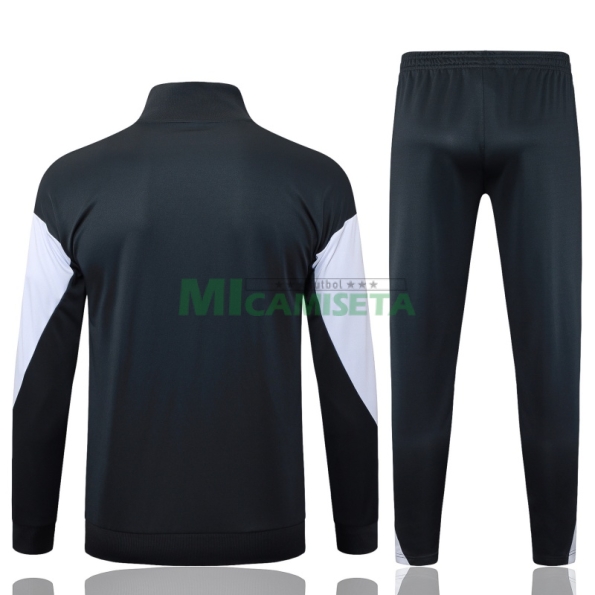 Chandal Chelsea 2025/2026 Gris Oscuro/Blanco
