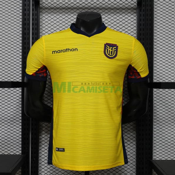Camiseta Ecuador Primera Equipación Mundial 2026 Amarillo (EDICIÓN JUGADOR)
