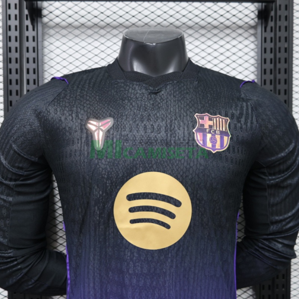 Camiseta Barcelona 2026/2027 ML Morado/Negro (EDICIÓN JUGADOR)