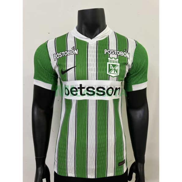 Camiseta Atlético Nacional Primera Equipación 2026/2027 Blanco/Verde (EDICIÓN JUGADOR)