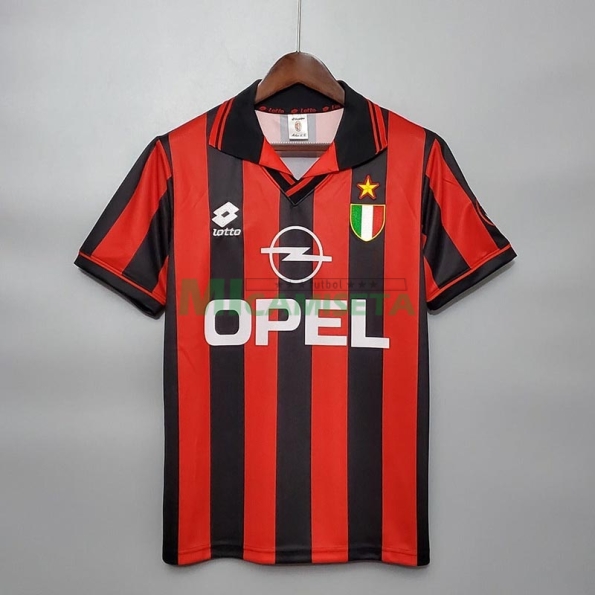 Camiseta MALDINI 3 AC Milan Primera Equipación Retro 1996/97