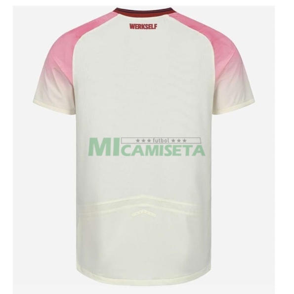 Camiseta Leverkusen Segunda Equipación 2025/2026 Rosa/Blanco