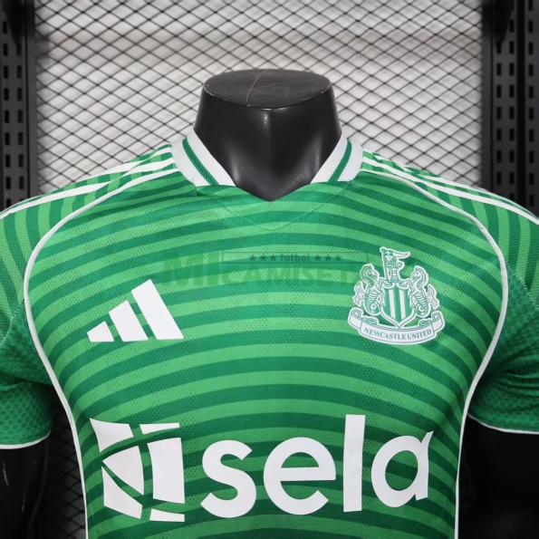 Camiseta Newcastle United Segunda Equipación 2025/2026 Verde (EDICIÓN JUGADOR)