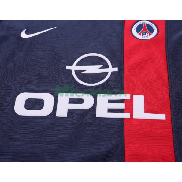 Camiseta PSG Primera Equipación Retro 2001/02 Azul Marino Niño Kit