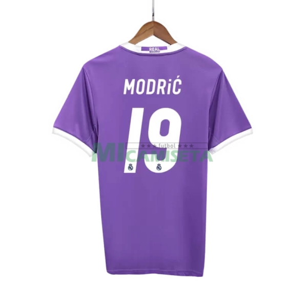 Camiseta MODRIĆ 19 Real Madrid Segunda Equipación Retro 2016/17
