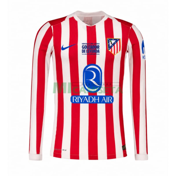 Camiseta Atlético de Madrid Primera Equipación 2025/2026 ML Rojo/Blanco