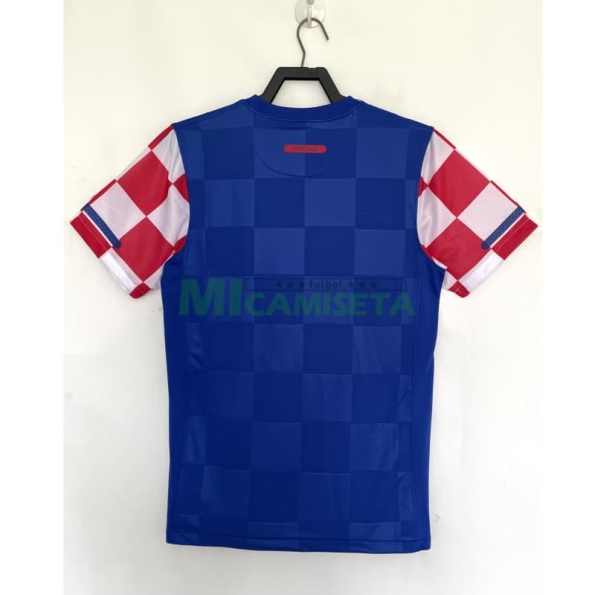 Camiseta Croacia Segunda Equipación Retro 2010 Azul
