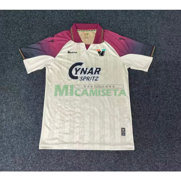 Camiseta Venezia FC Segunda Equipación 2025/2026 Beige/Rojo Oscuro