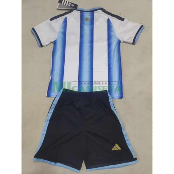 Camiseta Argentina Primera Equipación 2026 Azul/Blanco Niño Kit