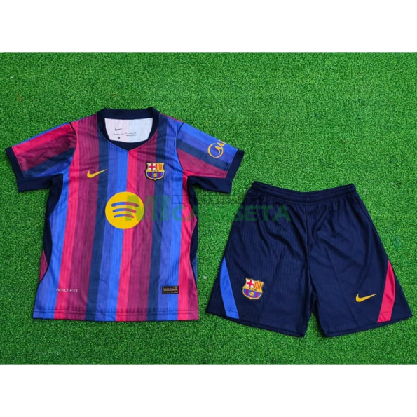 Camiseta Barcelona Primera Equipación 2026/2027 Azul/Rojo Niño Kit (EDICIÓN JUGADOR)