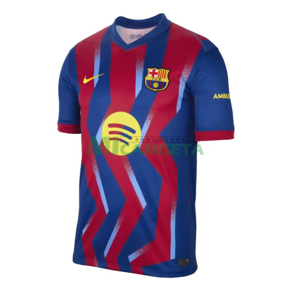Camiseta Barcelona Cuarta Equipación 2025/2026 Azul/Rojo