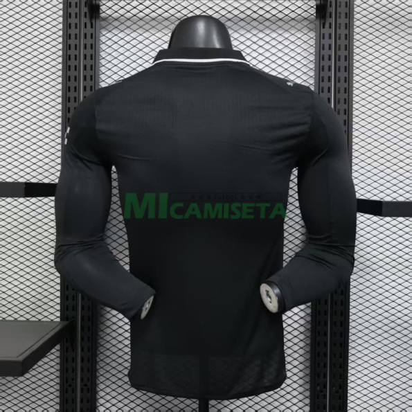Camiseta Manchester City Segunda Equipación 2025/2026 ML Negro (EDICIÓN JUGADOR)