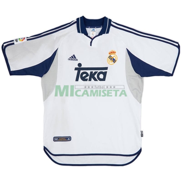 Camiseta FIGO 10 Real Madrid Primera Equipación Retro 2000/01