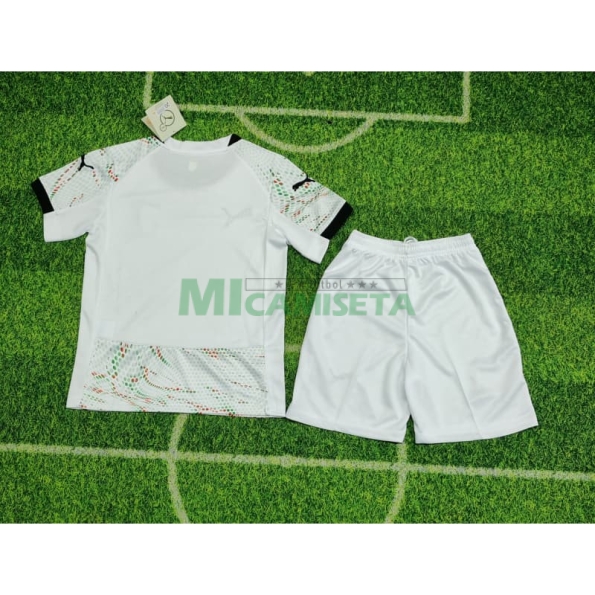 Camiseta Portugal Segunda Equipación 2025 Niño Kit Blanco