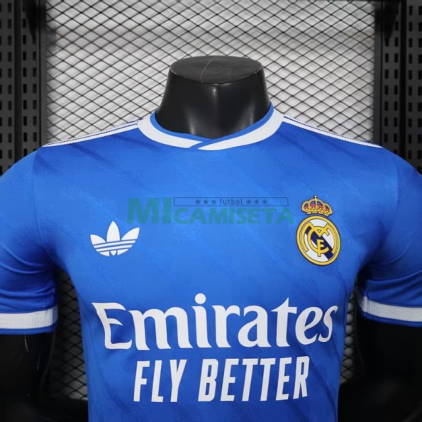 Camiseta Real Madrid Tercera Equipación 2025/2026 Azul (EDICIÓN JUGADOR)