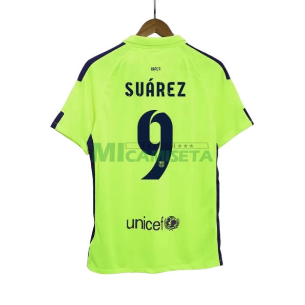 Camiseta SUÁREZ 9 Barcelona Tercera Equipación Retro 2014/15