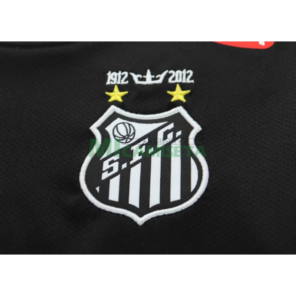 Camiseta Santos FC Retro 2013 ML Negro Niño Kit