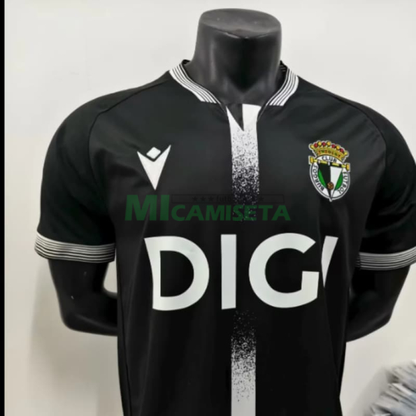 Camiseta Burgos CF Segunda Equipación 2025/2026 Negro/Blanco