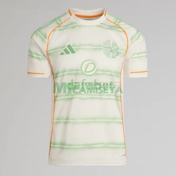 Camiseta Celtic Tercera Equipación 2025/2026 Blanco/Verde Claro