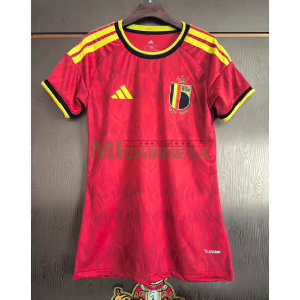 Camiseta Bélgica Primera Equipación Mundial 2026 Rojo Mujer