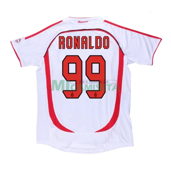 Camiseta RONALDO 99 AC Milan Segunda Equipación Retro 2006/07