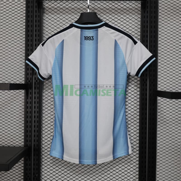 Camiseta Argentina Primera Equipación Mundial 2026 Azul/Blanco Mujer con FIFA2022 (EDICIÓN JUGADOR)