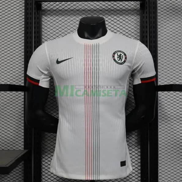 Camiseta Chelsea Segunda Equipación 2025/2026 Blanco (EDICIÓN JUGADOR)