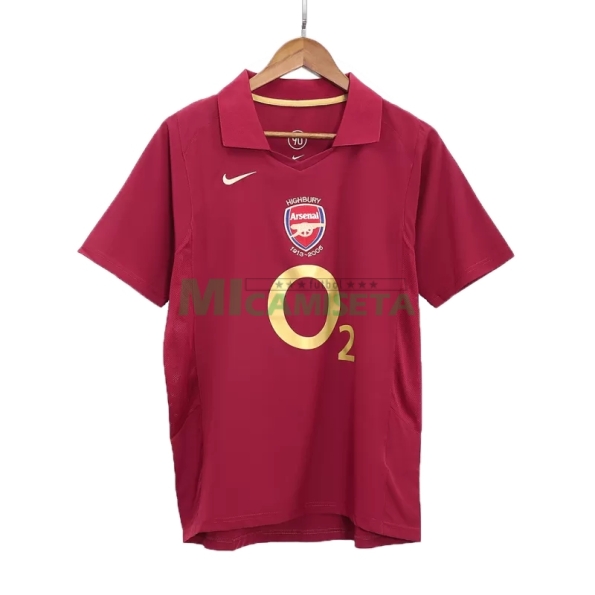 Camiseta HENRY 14 Arsenal Primera Equipación Retro 2005/06