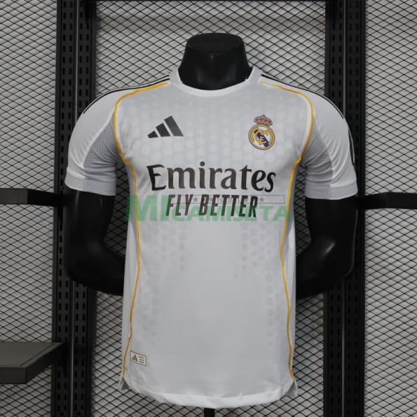 Camiseta Real Madrid Primera Equipación 2025/2026 Blanco (EDICIÓN JUGADOR)