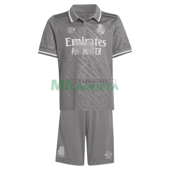 Camiseta Real Madrid Tercera Equipación 2024/2025 Niño Kit