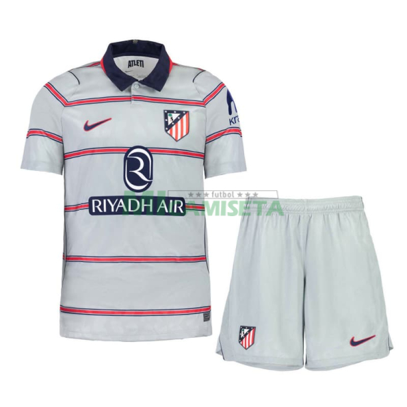 Camiseta Atlético de Madrid Tercera Equipación 2026/2027 Gris Niño Kit
