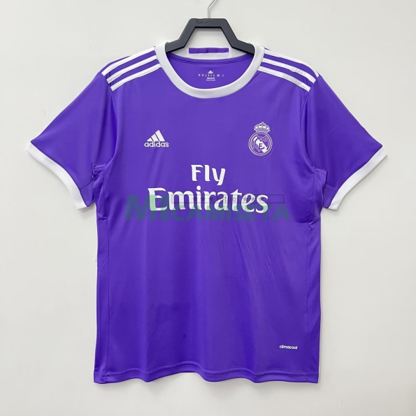 Camiseta Real Madrid Segunda Equipación Retro 16/17