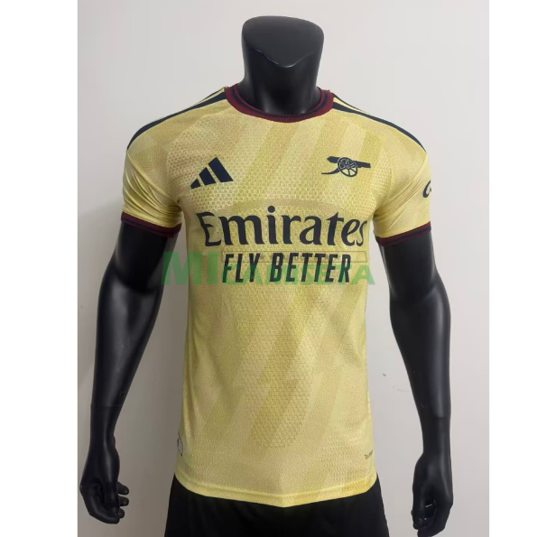 Camiseta Arsenal Tercera Equipación 2026/2027 Amarillo (EDICIÓN JUGADOR)