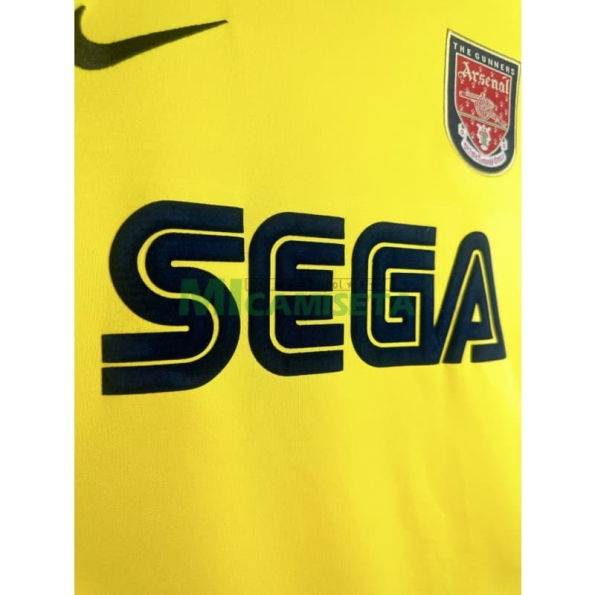 Camiseta Arsenal Segunda Equipación Retro 2000/01