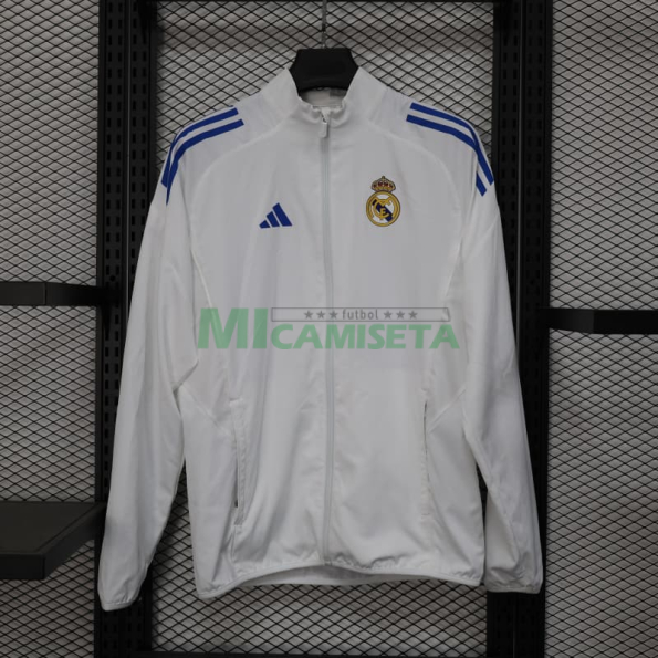 Cortavientos Real Madrid 2025/2026 Blanco