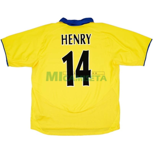 Camiseta HENRY 14 Arsenal Segunda Equipación Retro 2003/04