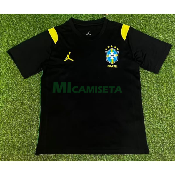 Camiseta Brasil 2026 Negro Pre-Match