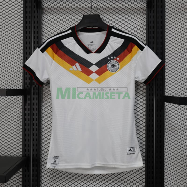 Camiseta Alemania Primera Equipación Mundial 2026 Blanco Mujer (EDICIÓN JUGADOR)
