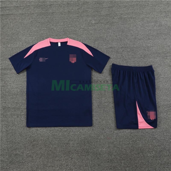 Camiseta de Entrenamiento Atlético de Madrid 2024/2025 Kit Azul Oscuro/Rosa